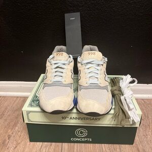 New Balance 998 Concepts C-Note 10th Anniversary Men’s Size 11.5 VERY CLEAN